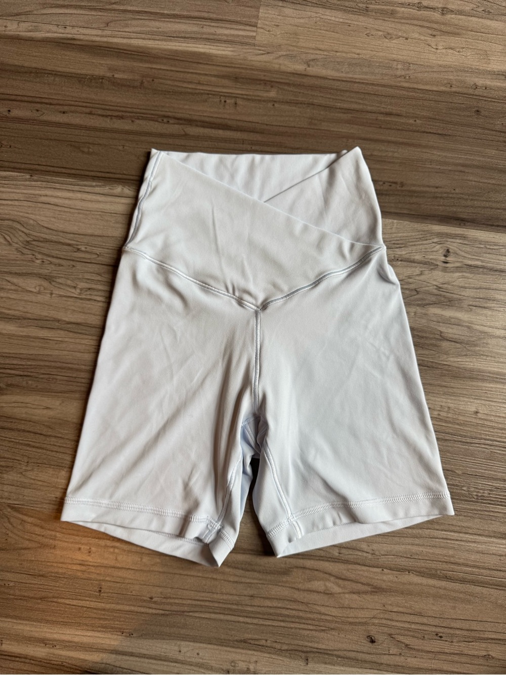 Aerie High-Waist White Women’s Bike Shorts